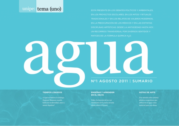 Revista Tema (uno) #1: agua