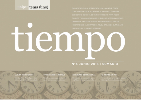 Revista Tema (uno) #4: tiempo